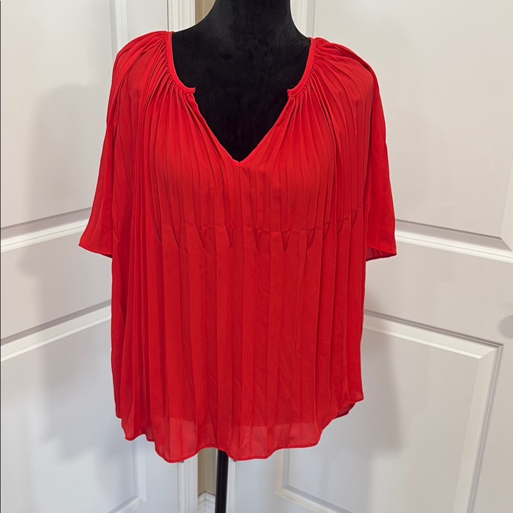 Elegant Red Women's Top